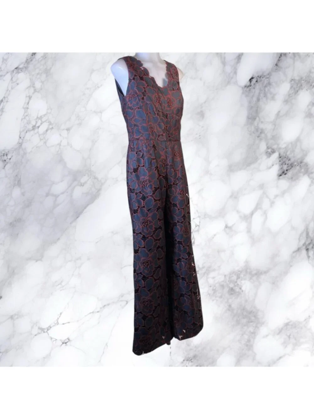 Trina Turk Dabee Floral Lace Jumpsuit - Picture 9 of 11